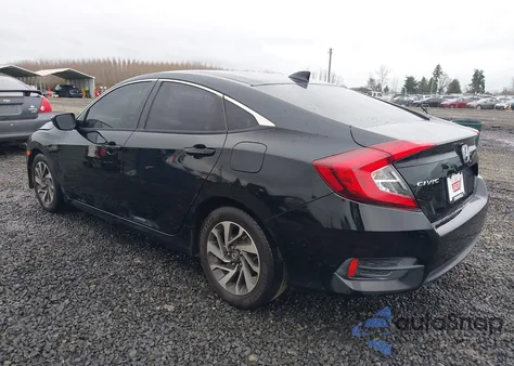 2018 Honda Civic Ex из США, поврежденный, VIN 2HGFC2F78JH591596
